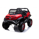 Elektrické autíčko Mercedes Unimog - nelakované - červené